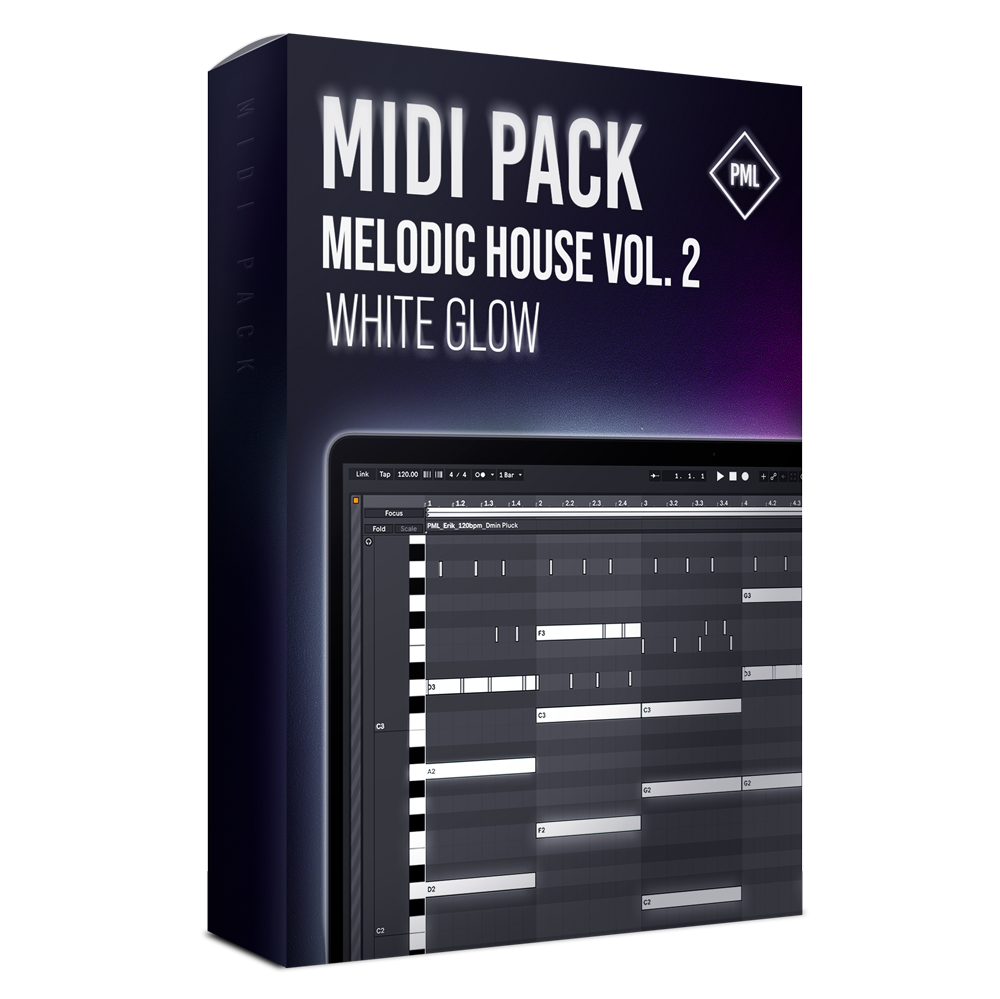 MIDI Pack Melodic House Vol. 2 - White Glow Product Box