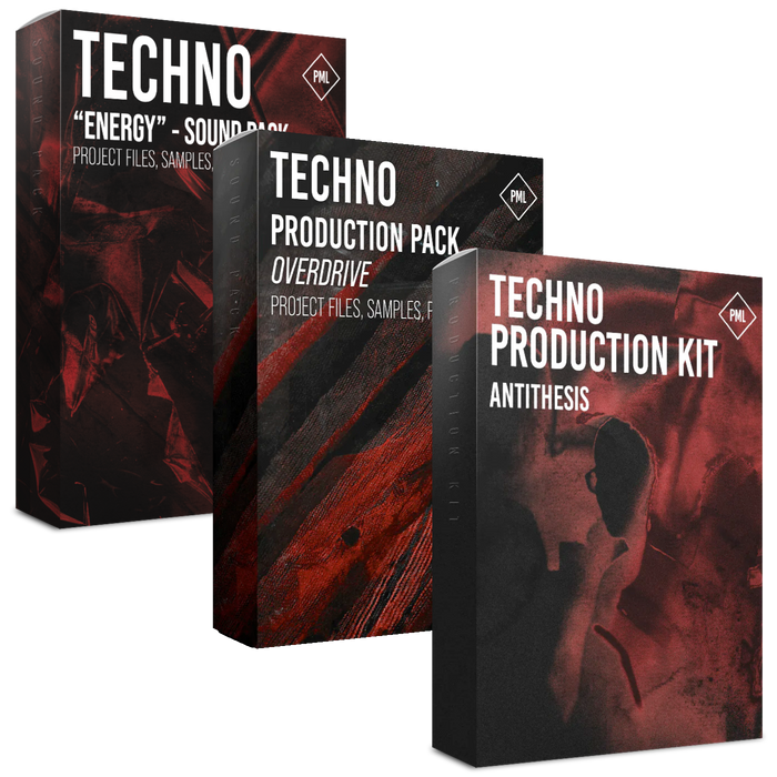 Techno - Sound Pack Energy + Techno Sound Pack - Overdrive + Techno Sound Pack - Antithesis