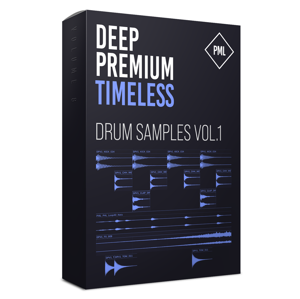 Deep Premium Vol.1 - Drum Sample Pack Product Box