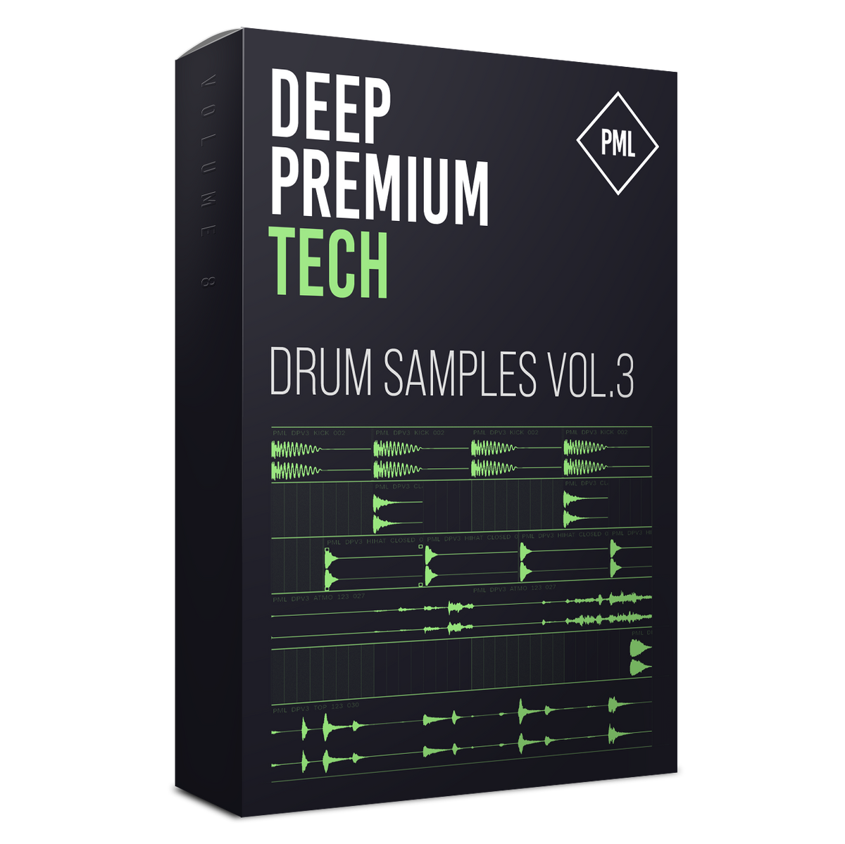 Deep Premium Vol.3 - Drum Sample Pack Product Box