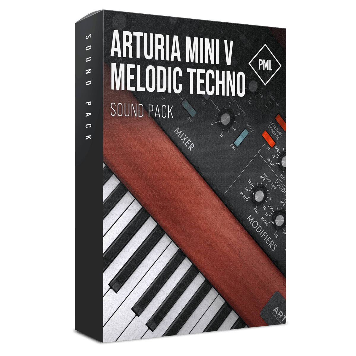 Arturia Mini V3 Sound Pack - Melodic Techno Product Box