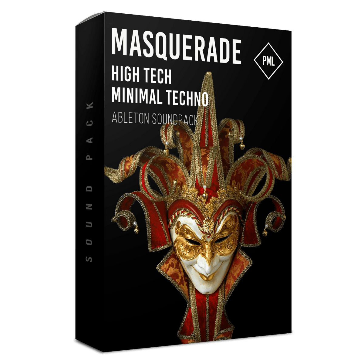 Masquerade Pack - High Tech Minimal Techno Sound Pack Product Box