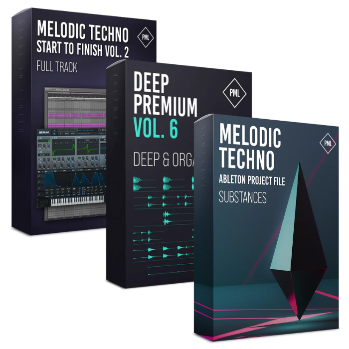 Course: Melodic Techno Start to Finish Vol. 2 + Deep Premium Vol. 6 + Ableton Template 