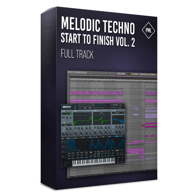 Course: Melodic Techno Track from Start to Finish Vol. 2 Product Box