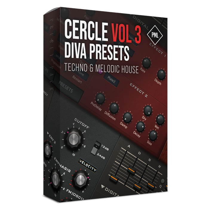 Cercle Sounds Vol 3 - Diva Preset Pack for Techno and Melodic House