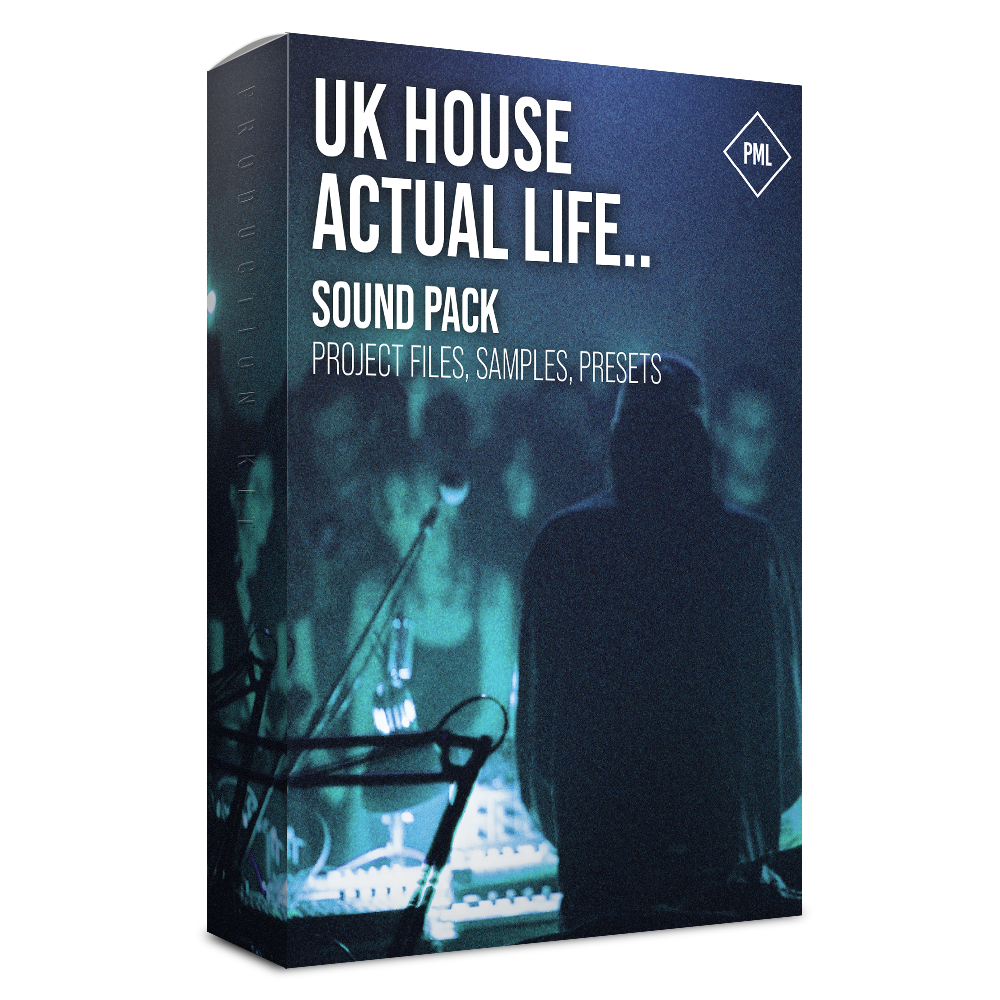 UK House Sound Pack - Actual Life Product Box