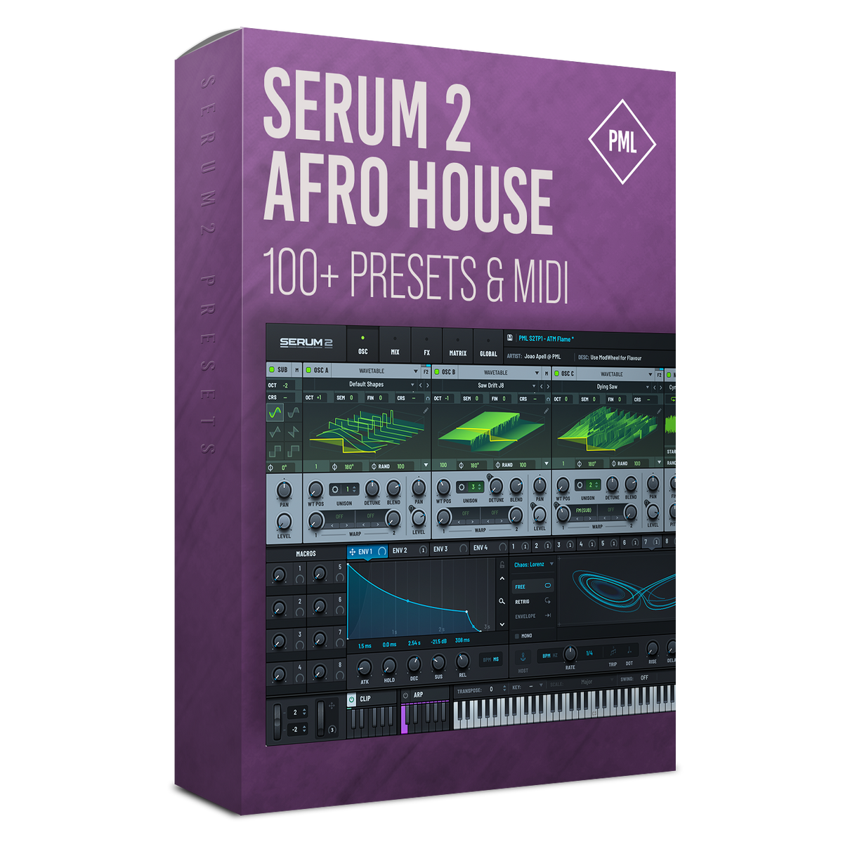 Serum 2 - Afro House Presets Product Box
