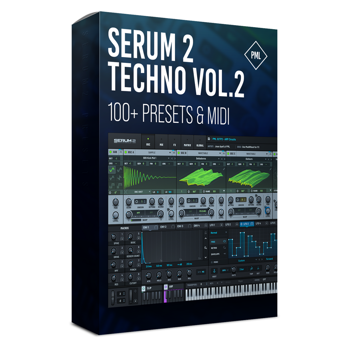 Serum 2 - Techno Presets Vol.2 Product Box