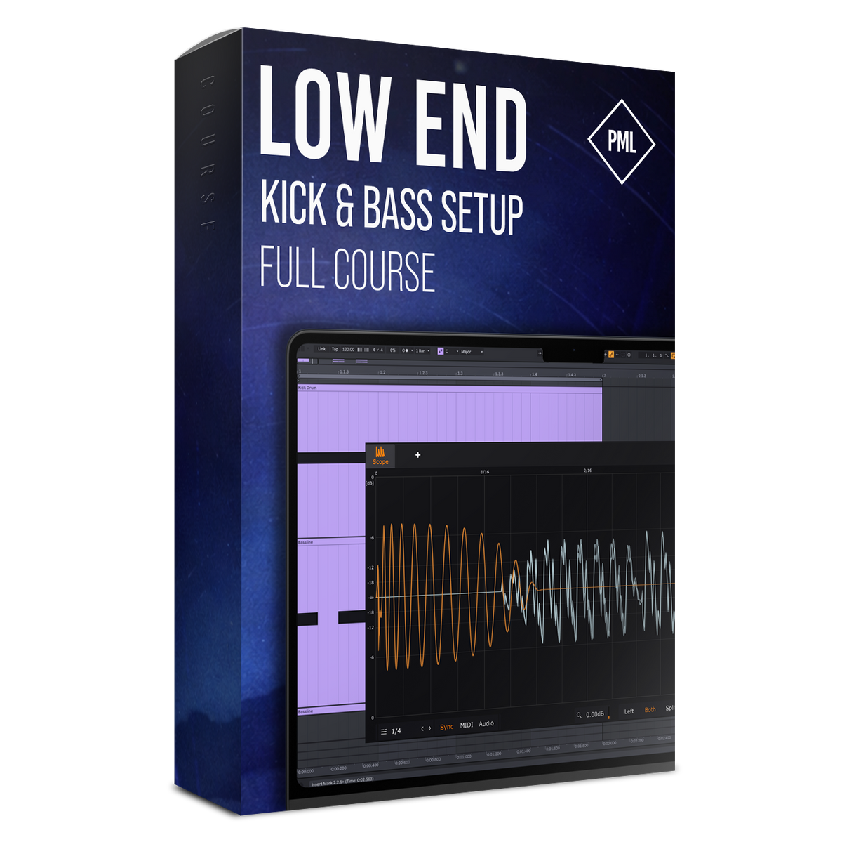 Course: Low End – Kick & Bass Setup Product Box