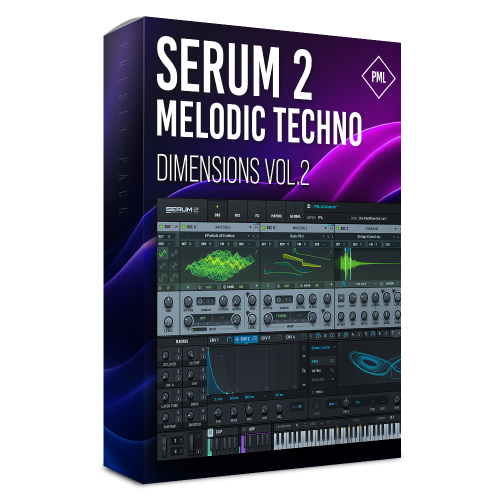 Serum 2 Presets - Dimensions Vol. 2 Product Box
