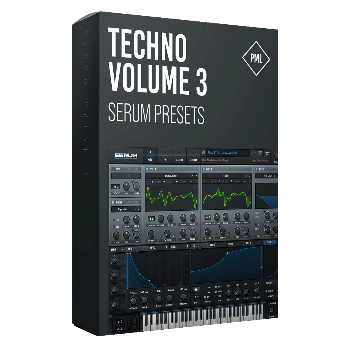 Serum Techno Presets Vol.3 Product Box