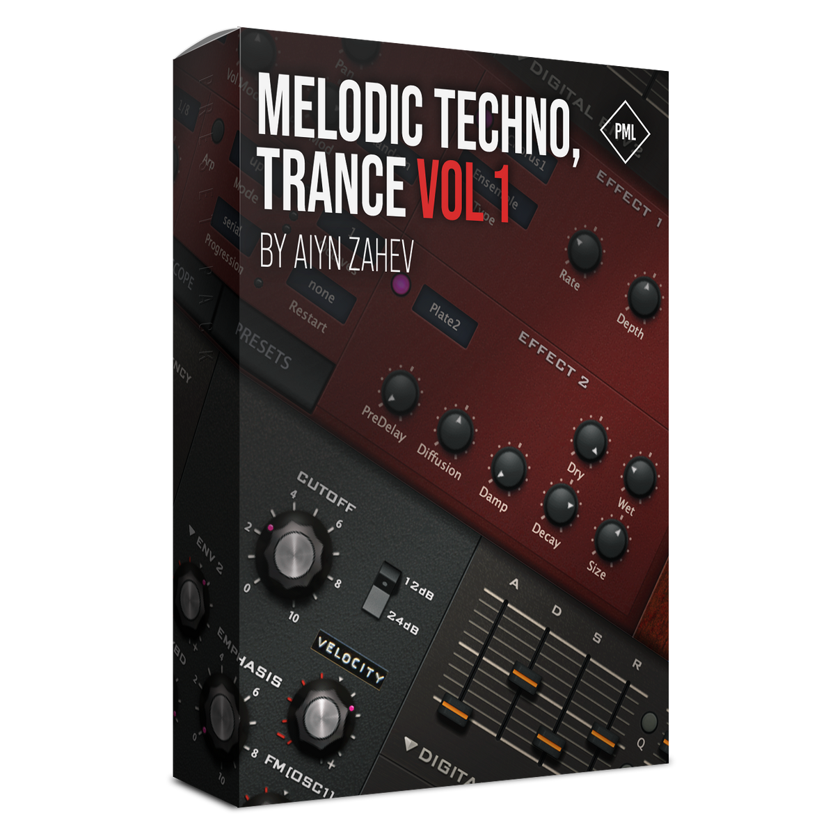 Melodic Techno and Trance - Diva Presets by Aiyn Zahev Product Box
