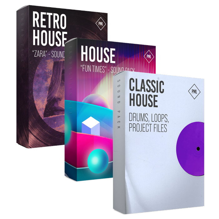 Retro House - Zara + House - Fun Times + Classic House Sound Packs