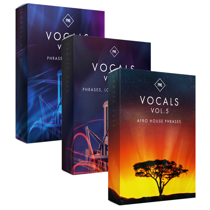 Vocals Vol.5, Vocals Vol.6 & Vocals Vol.7 - Sample Packs