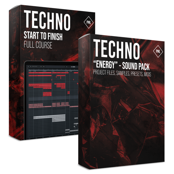 Course: Techno Start to Finish + Techno Sound Pack - Energy
