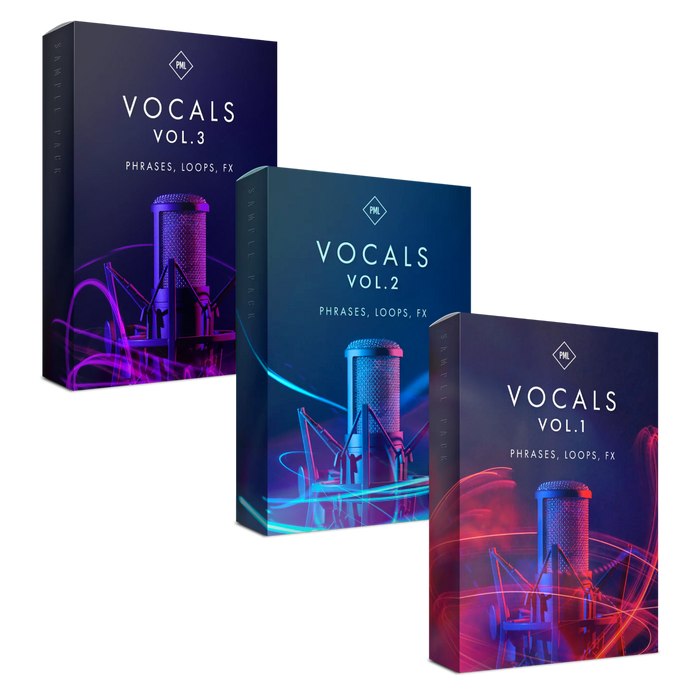 Vocals Vol.1 ,Vocals Vol.2 and Vocals Vol.3 - Sample Packs