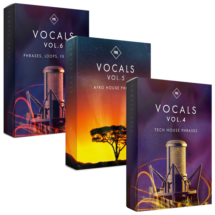 Vocals Vol.4, Vocals Vol.5 & Vocals Vol.6 - Sample Packs