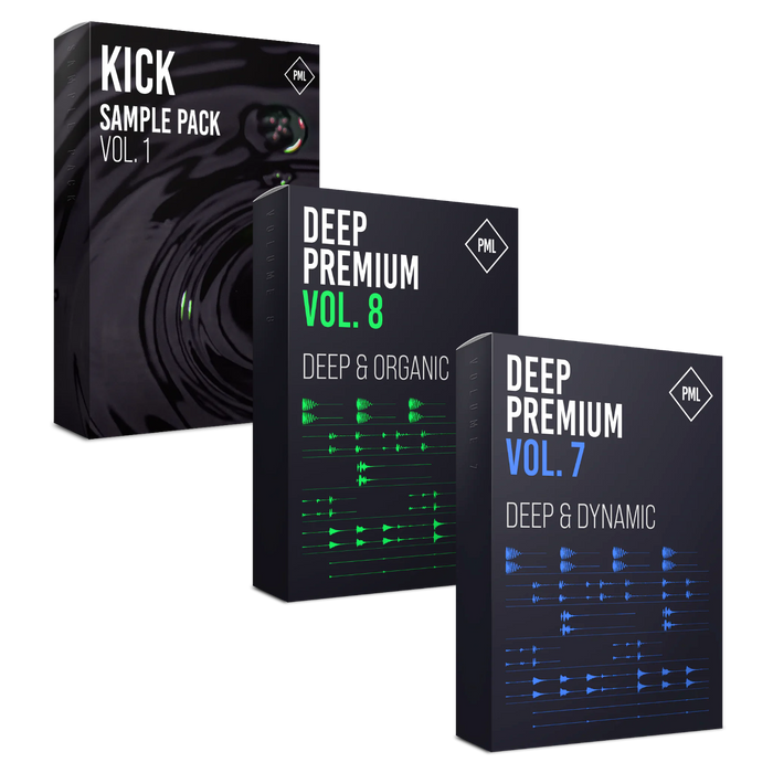 Kick Sample Pack Vol.1 + Deep Premium Vol. 8  + Deep Premium Vol. 7