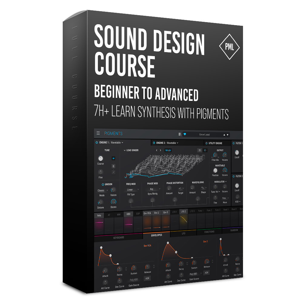 Course: Sound Design Beginner to Advanced (with Pigments) Product Box