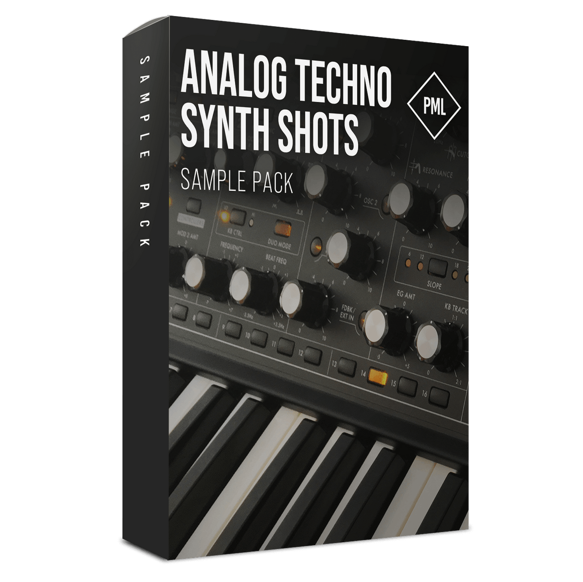 Analog Techno Synth Shots - Sample Pack Product Box