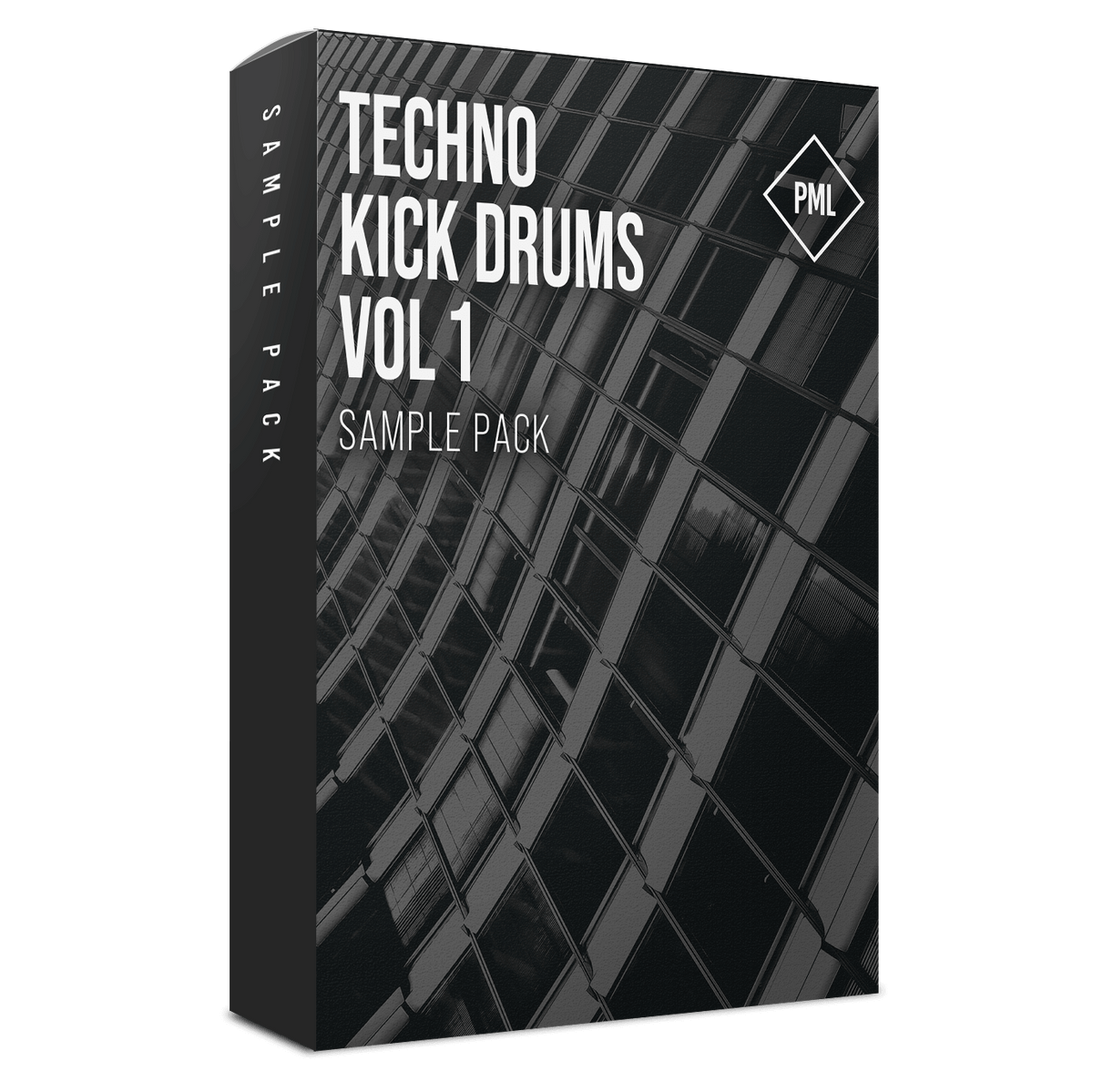 Techno Kickdrums Vol.1 - Drum Sample Pack Product Box
