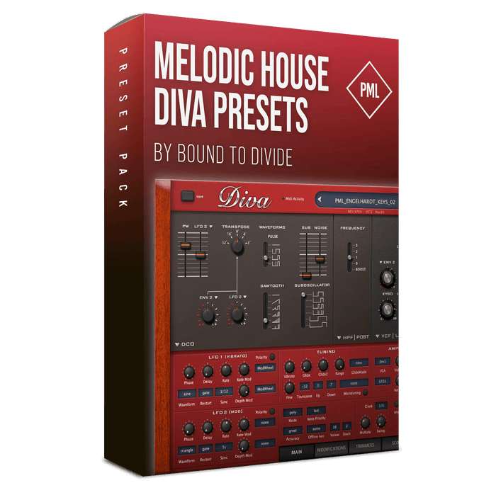 Diva Preset Pack - Melodic House by Bound To Divide