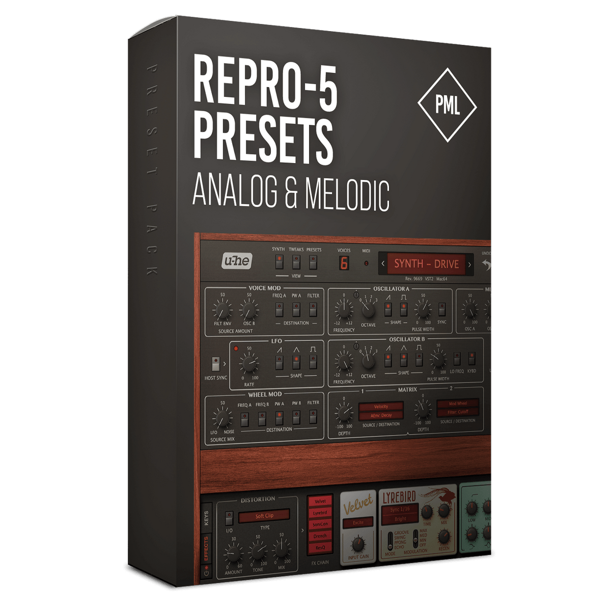 Repro-5 Preset Pack - Analog & Melodic Product Box