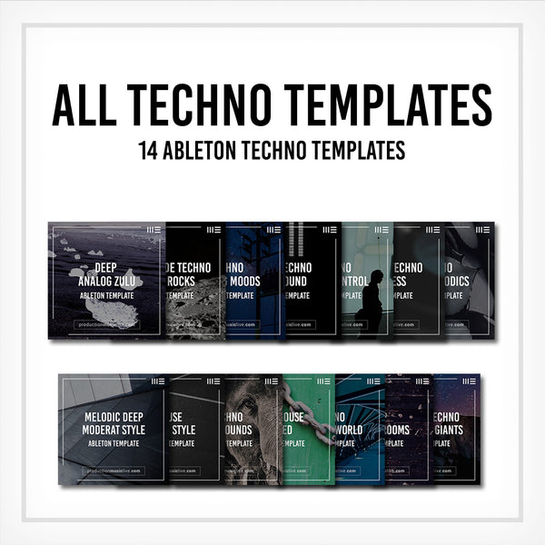 Techno Templates Box - 14 Project Files