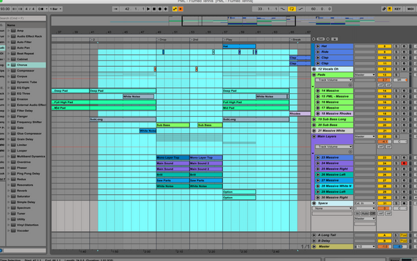 Flumed Tennis Style - Ableton Template