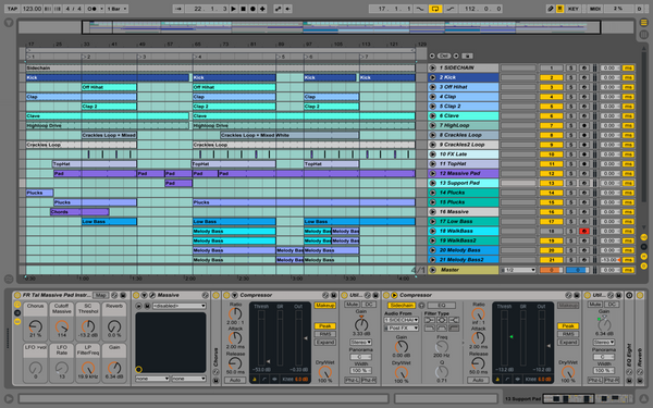 Techno - Dynamic World - Ableton Template