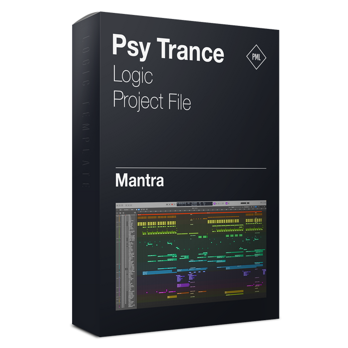 Mantra - Psy Trance Logic Pro X & Serum Template product box