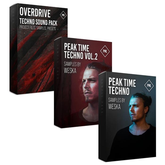 Overdrive + Peaktime Techno Vol.1 + Peaktime Techno Vol.2