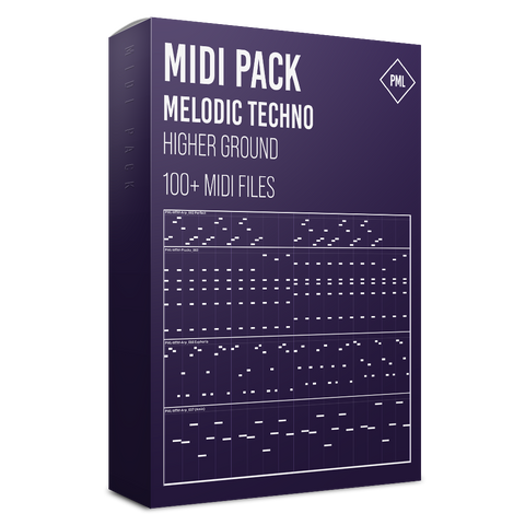 Melodic Techno MIDI Pack (Melodies, Arpeggios (Arps), Plucks and more)
