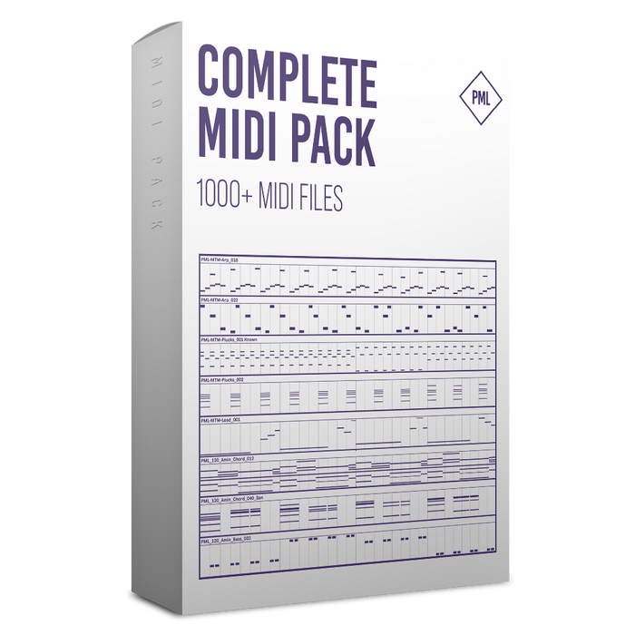 MIDI COMPLETE PACK (1000+files) Product Box
