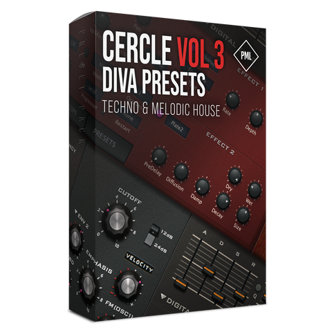 Cercle Sounds Vol 3 - Diva Preset Pack for Techno and Melodic House