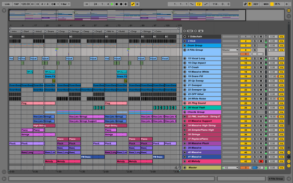 EDM Spinning it - Ableton Template