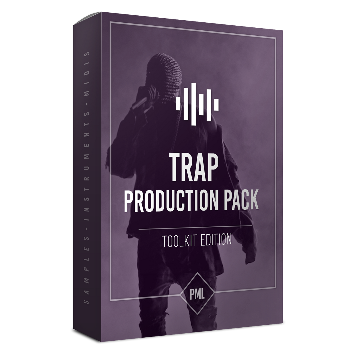 Trap Production Pack - Samples, Instruments, Midis, Drum Kits Product Box