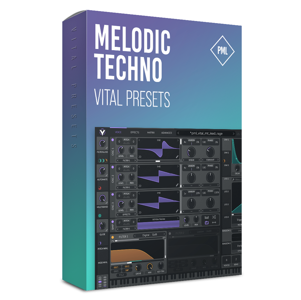 Vital Preset Pack for Melodic Techno and Techno Product Box