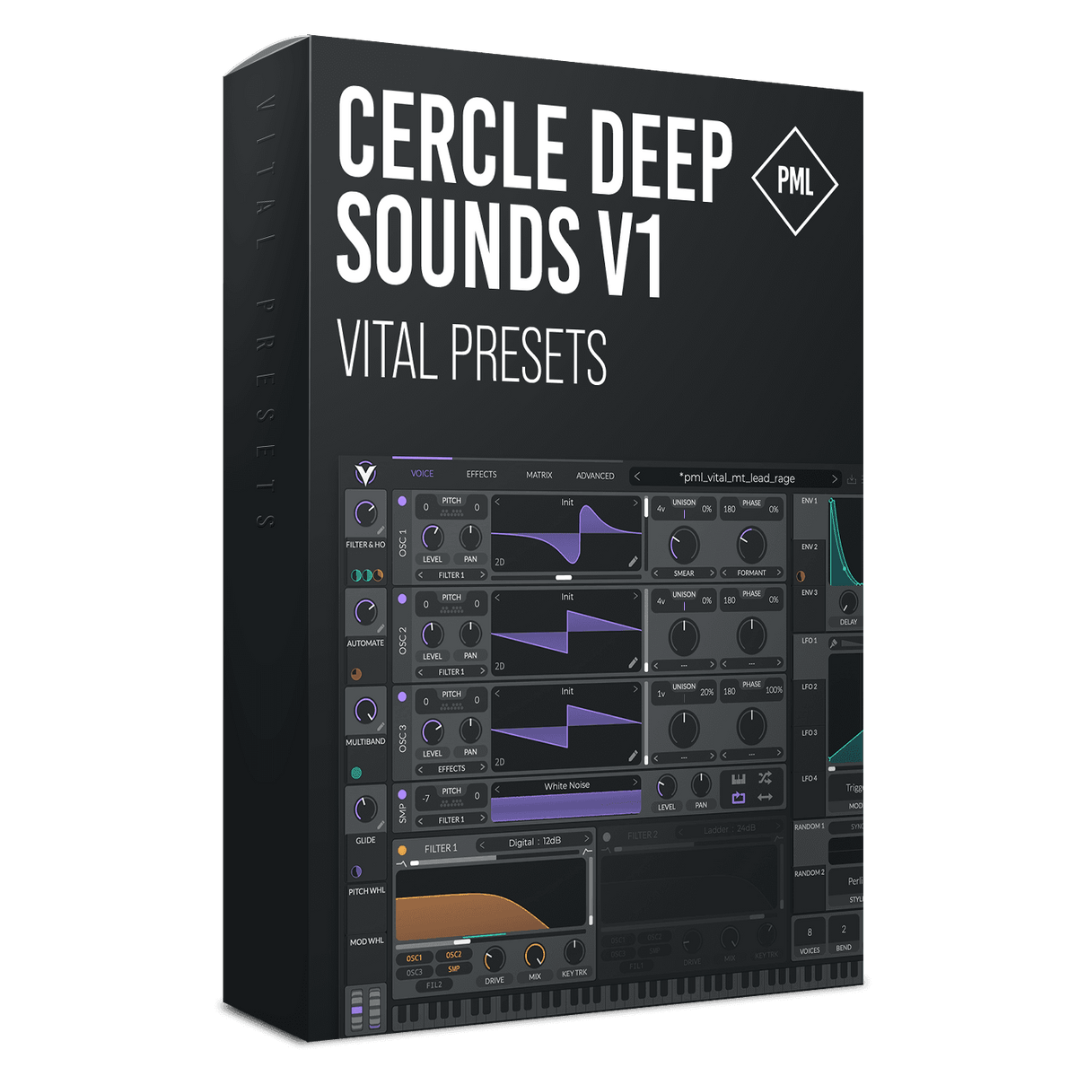 Vital Presets: Cercle Deep Sounds (Melodic Techno, Deep, Underground) Product Box