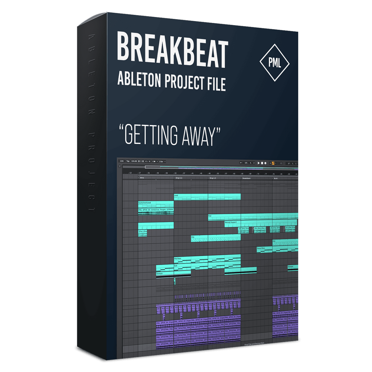 Breakbeat - Getting Away -  Ableton Template Product Box