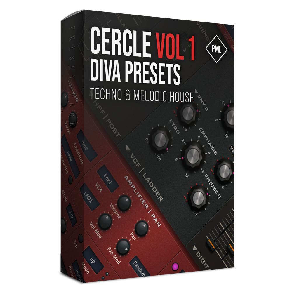 Cercle Sounds - Diva Preset Pack for Melodic House + Techno Product Box