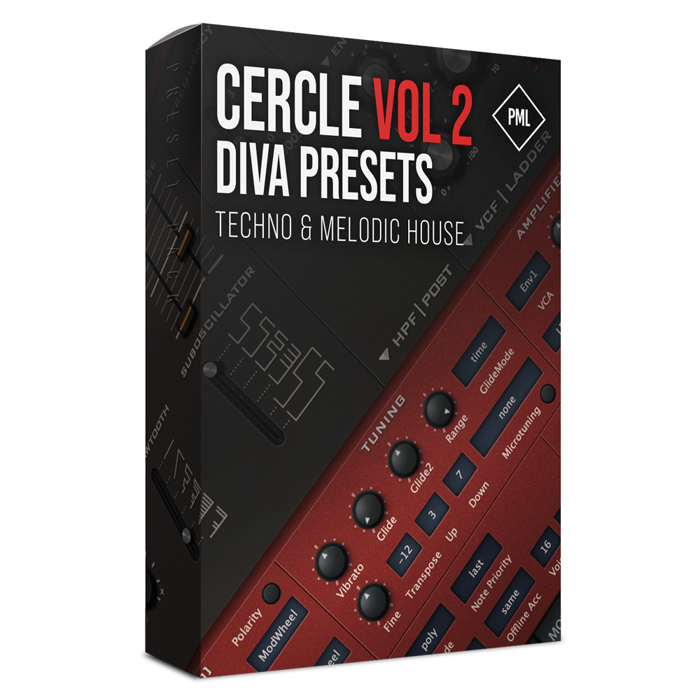 Cercle Sounds Vol 2 - Diva Preset Pack for Techno Product Box