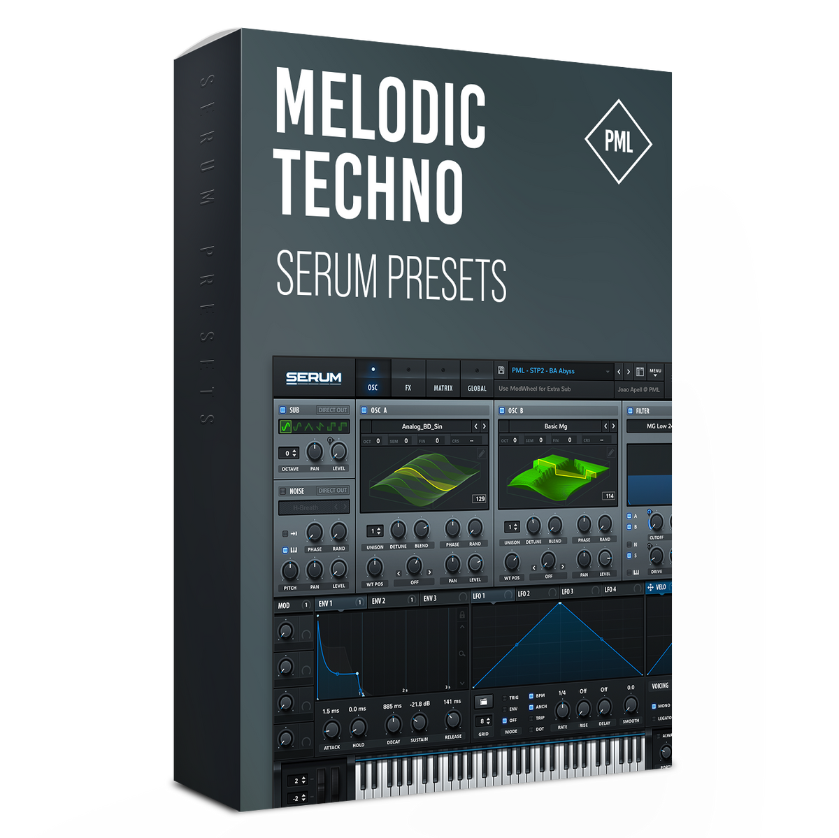 Serum Presets: Melodic Techno Product Box