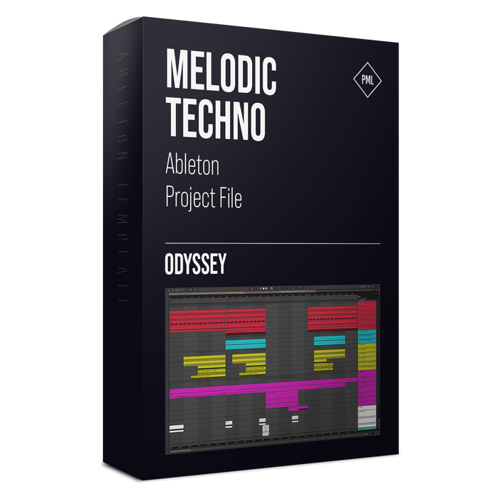 Melodic Techno - Odyssey - Ableton Project File by Johannes Menzel product box