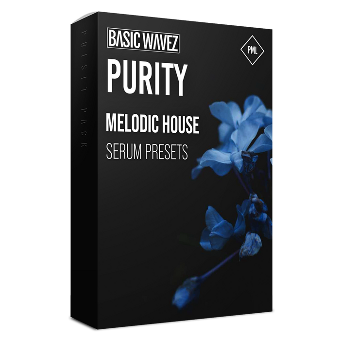 Purity - Melodic House Serum Presets by Bound to Divide product box